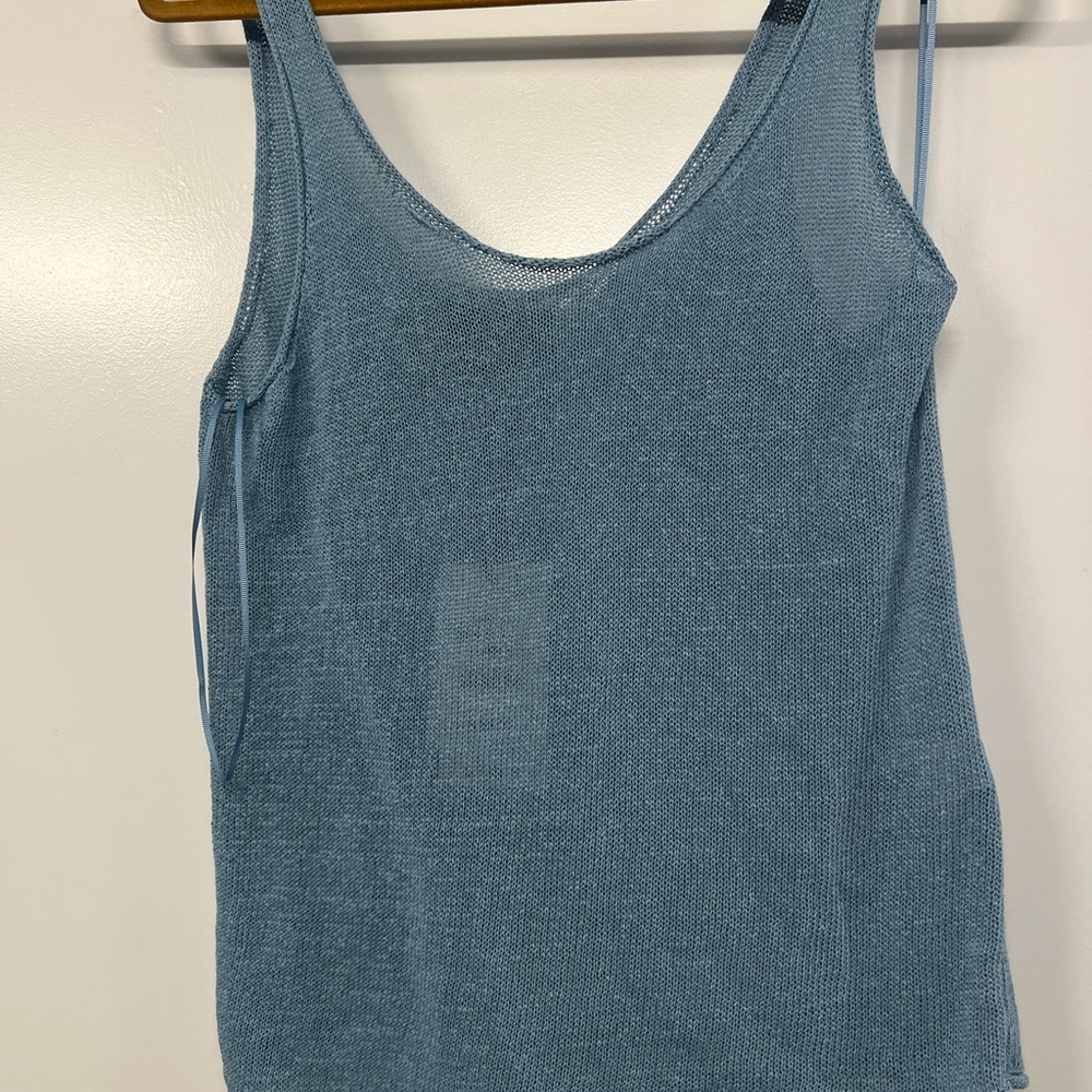 Linen Knit Tank - Picture 3 of 4